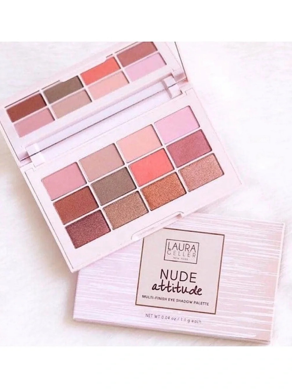 Laura Geller Nude Attitude Multi-Finish Eyeshadow Palette with 12 Eyeshadows
